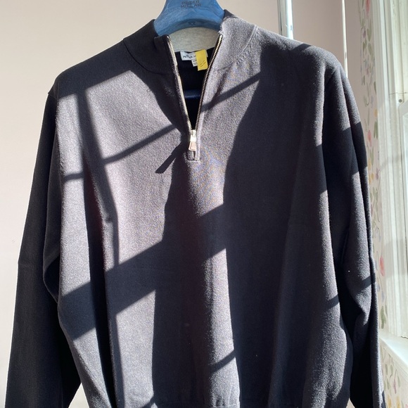 XXL Peter Millar 1/4 Zip Sweater 67% Pima Cotton, 9% Silk, 3% Cashmere 21% Nylon - Picture 4 of 16